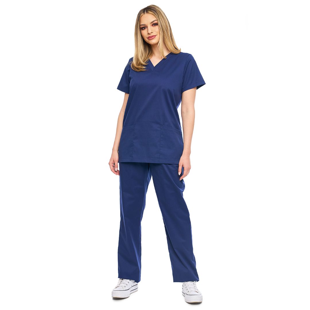 Costum Medical Unisex BleuMarin, material elastic