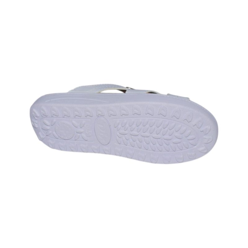 Papuci medicali anatomici ultra lejeri, piele ecologica, culoare ALB -125 - imagine 4