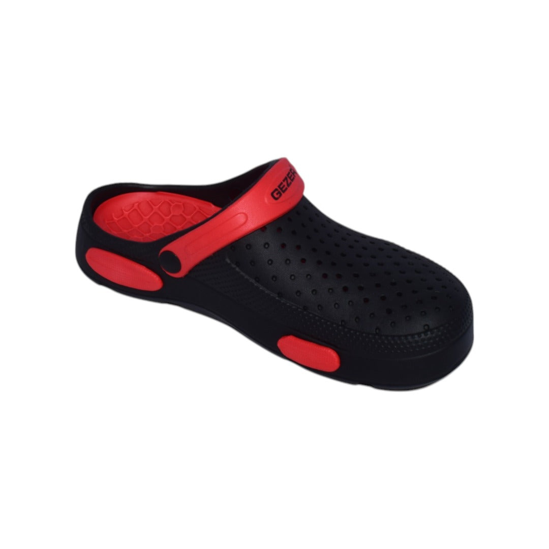 Saboti anatomici ultra lejeri, culoare negru/rosu pentru barbati - EVA